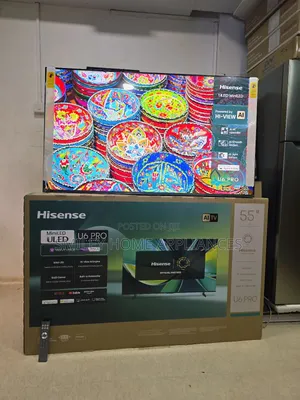 Brand New Miniled Uled- Hisense 55inches Vidaa Smart Tv at Discount