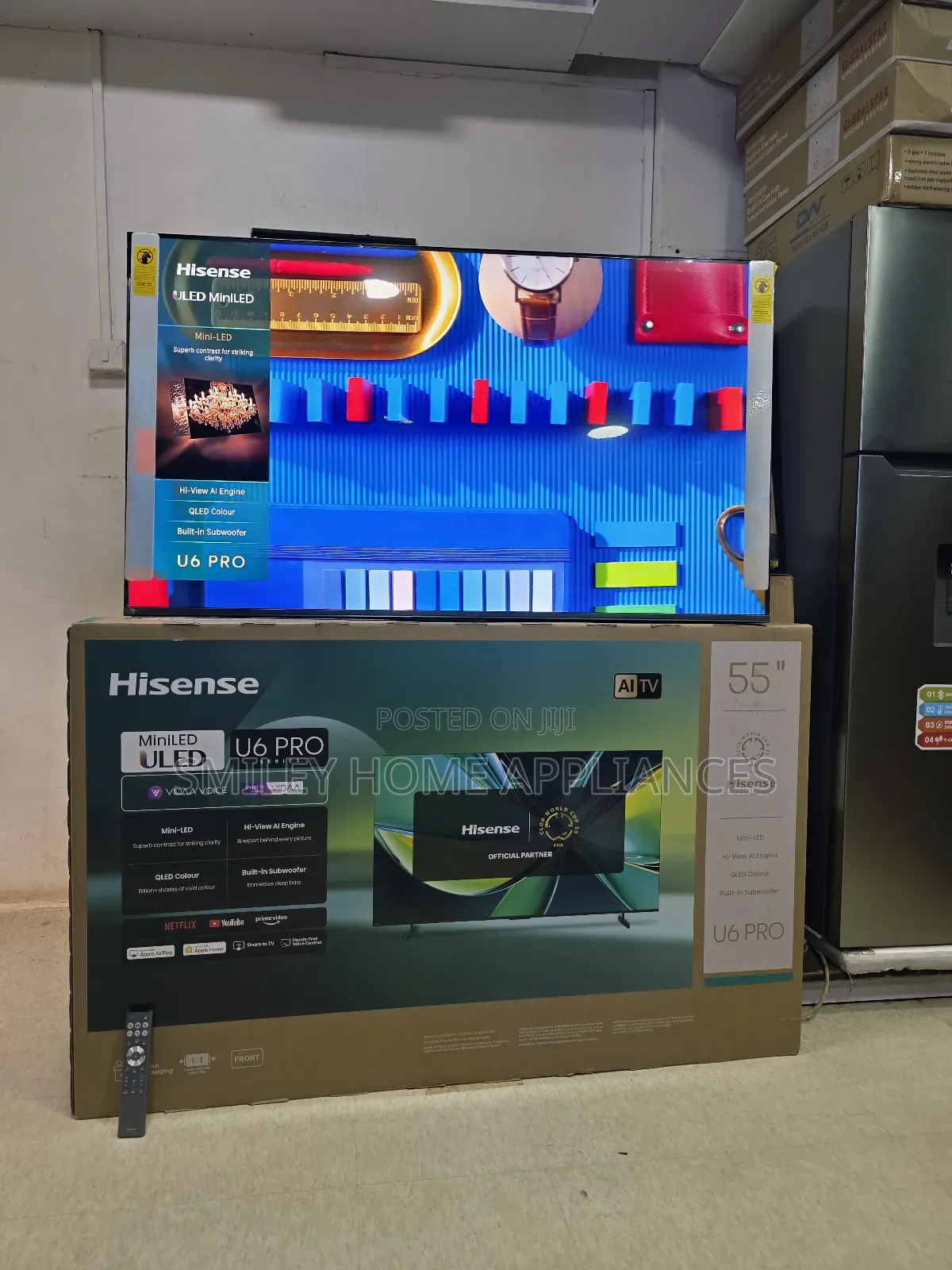 Restocked U6-Pro Series Miniled4k Hisense Quantum Dot Color Display Tv