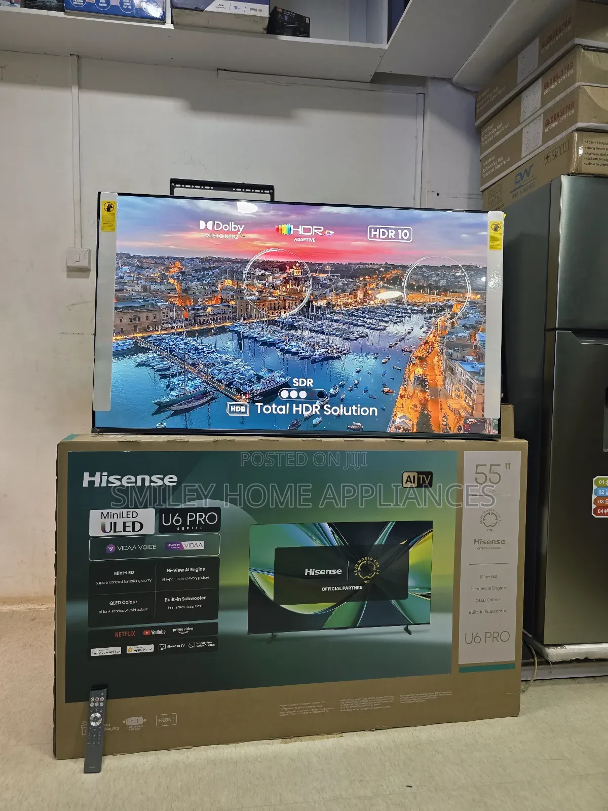Restocked U6-Pro Series Miniled4k Hisense Quantum Dot Color Display Tv