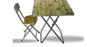 Wooden Foldable Reading Table and Chair