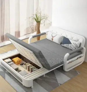 5by6 Double Seater Foldable Sofa Bed With Storage