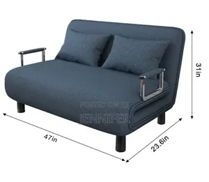 Convertible Sofa Bed, Foldable Sofa Chair With Armrest