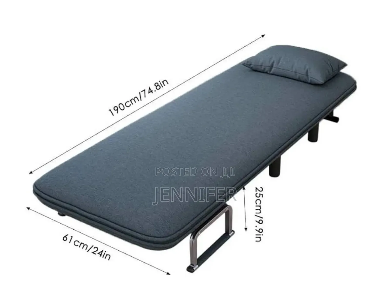 Convertible Sofa Bed, Foldable Sofa Chair With Armrest