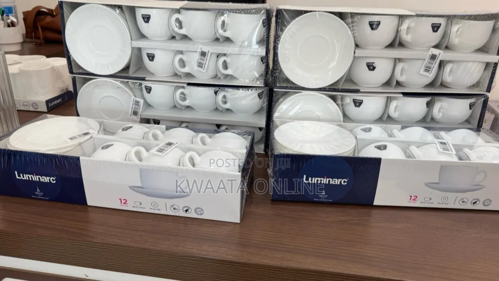 Tea Set Luminarc Diwali 12 Pieces(6 Cups +6 Saucers) 6 Persons