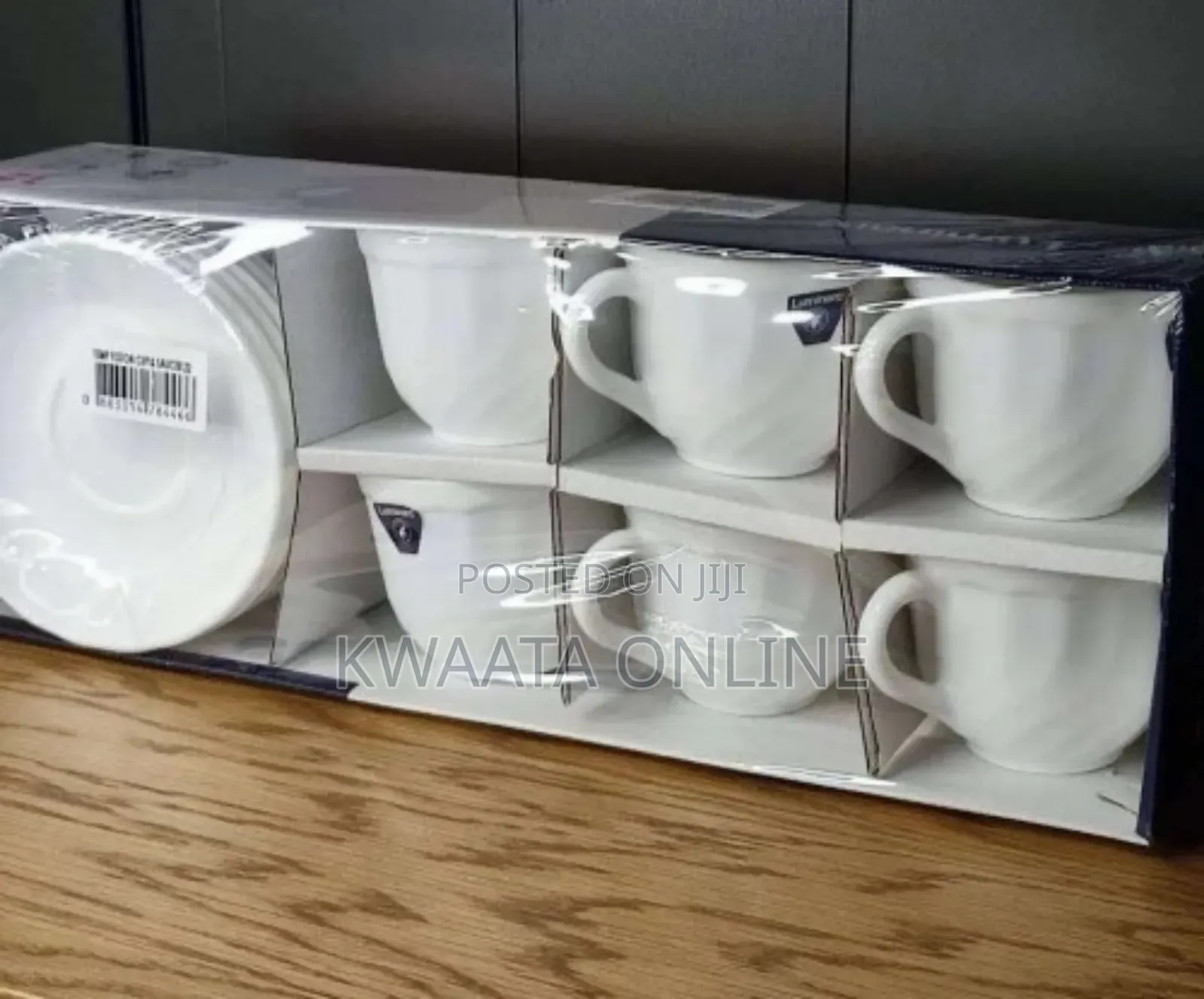 Tea Set Luminarc Diwali 12 Pieces(6 Cups +6 Saucers) 6 Persons