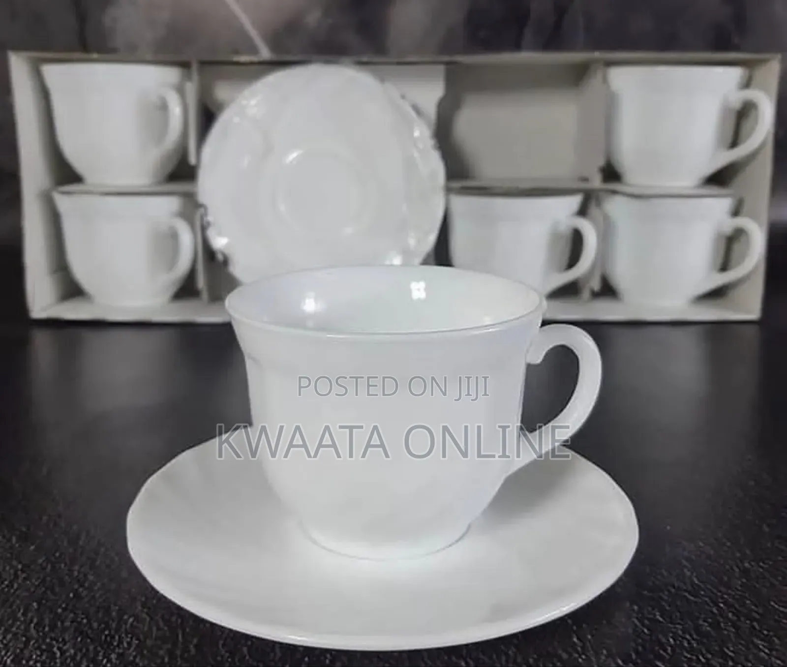Tea Set Luminarc Diwali 12 Pieces(6 Cups +6 Saucers) 6 Persons