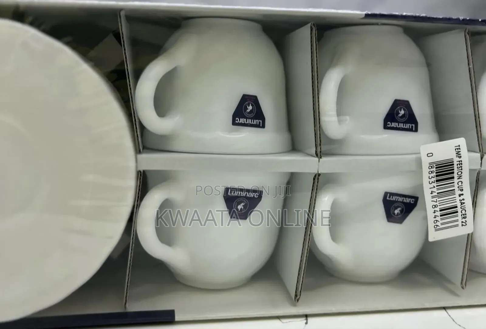Tea Set Luminarc Diwali 12 Pieces(6 Cups +6 Saucers) 6 Persons