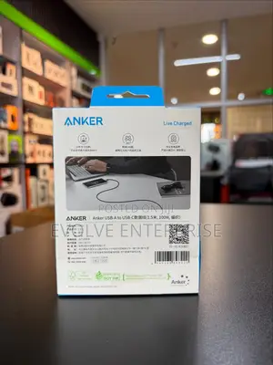 Anker Usb-a to Usb-C Cable 100w – 1.5m