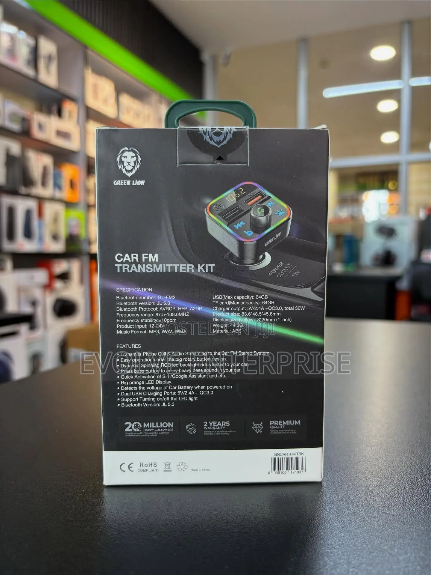 Green Lion Car Fm Transmitter Kit