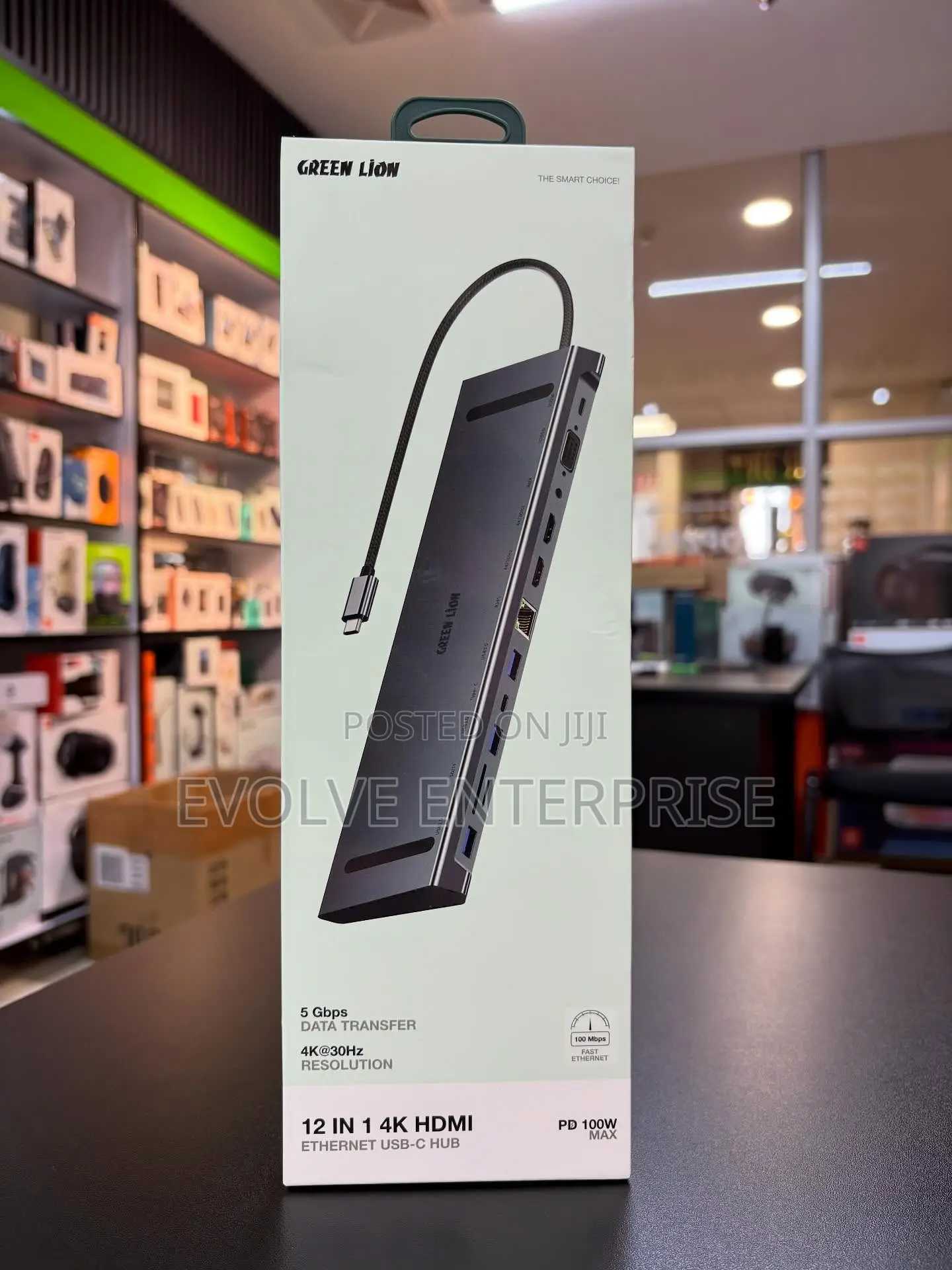 Green Lion 12-in-1 Hdmi Ethernet Usb - C Hub