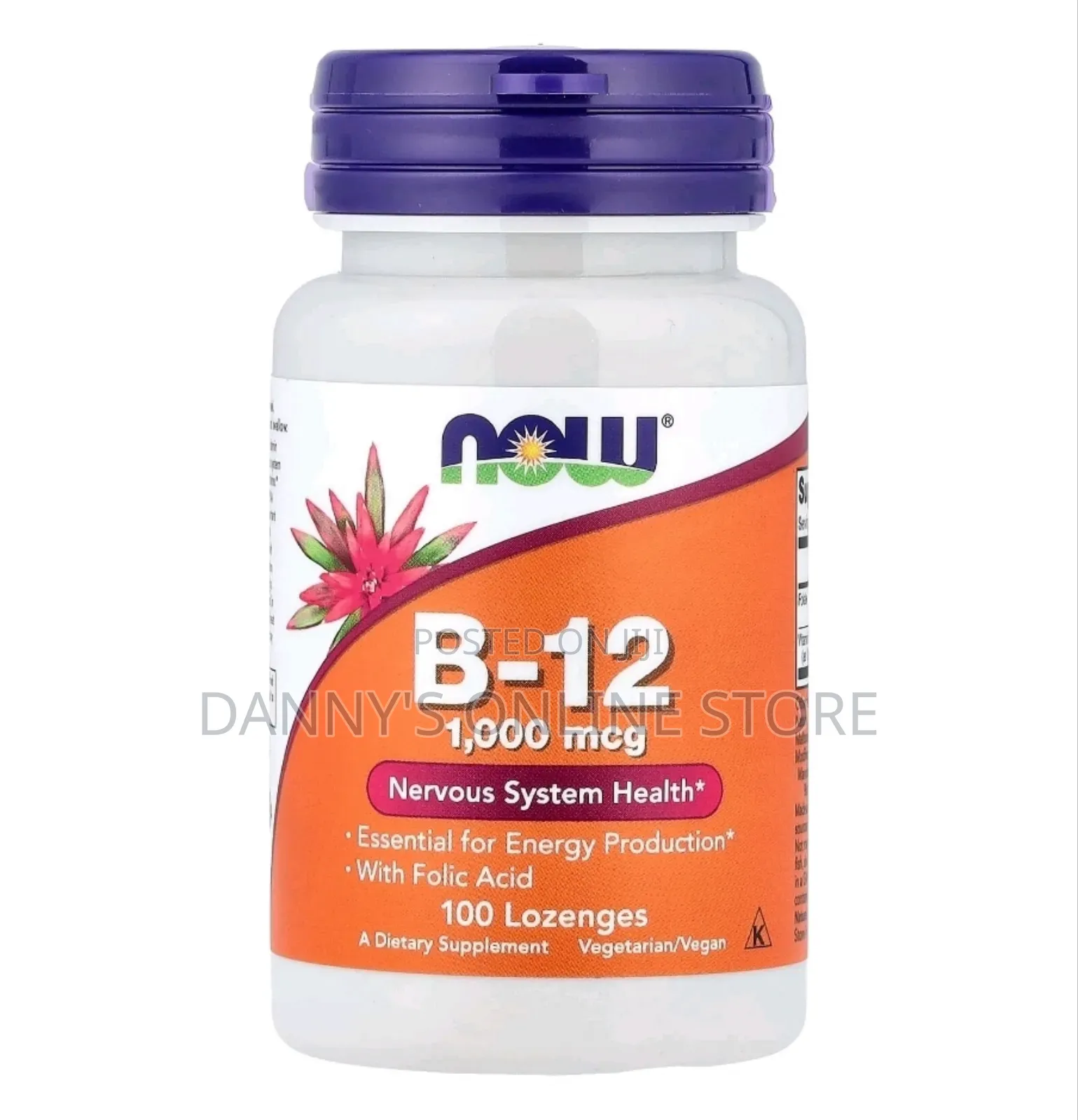 Now B-12, 1000mcg, 100 Lozenges