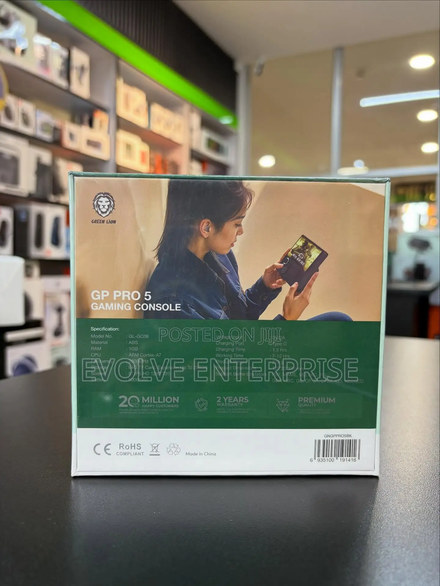 Green Lion Gp Pro 5 Handheld Game Console