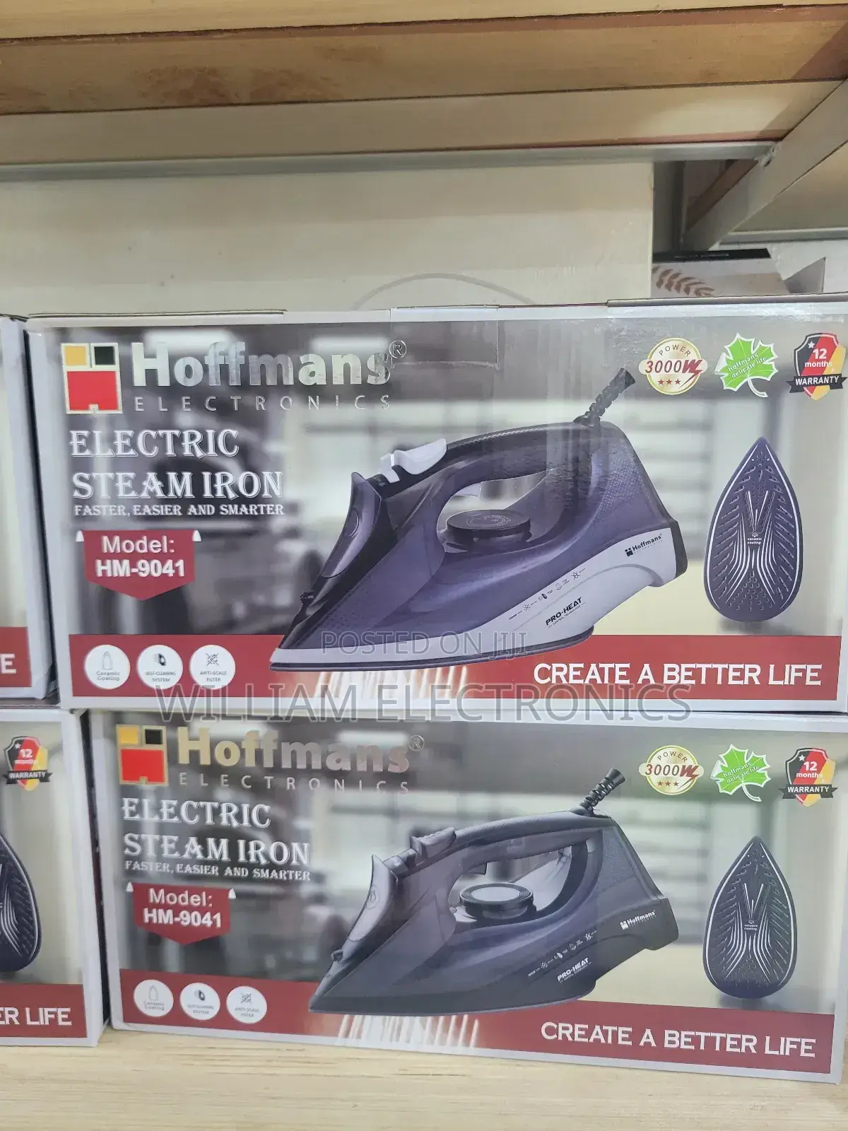 Hoffmans Electric Steam Iron Hm-9041/Hoffmans Steam Iron