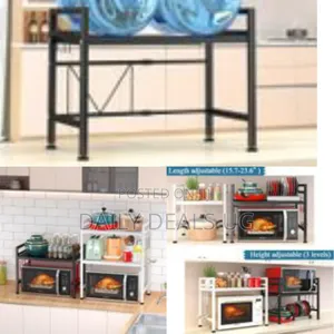 Extendable Microwave Oven Rack, Adjustable Microwave