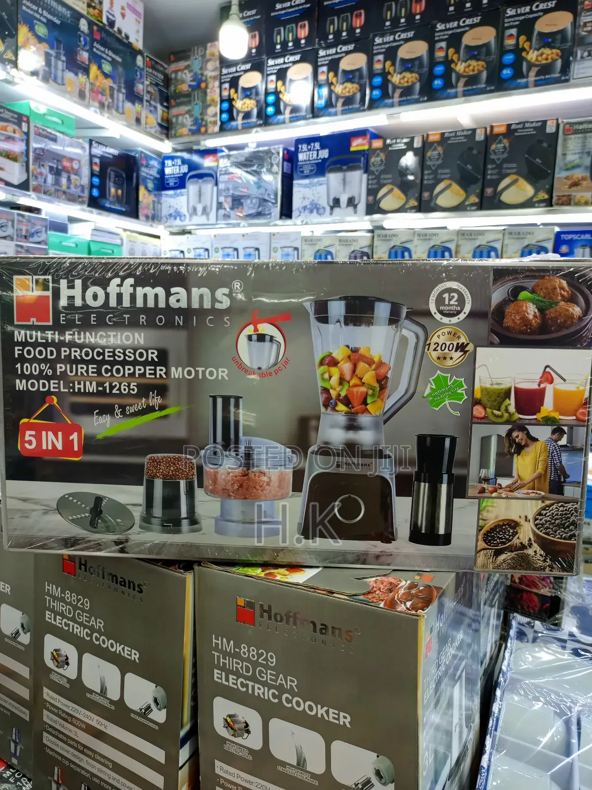 Hoffmans Multi-Function Food Processor, Model Hm-1265.