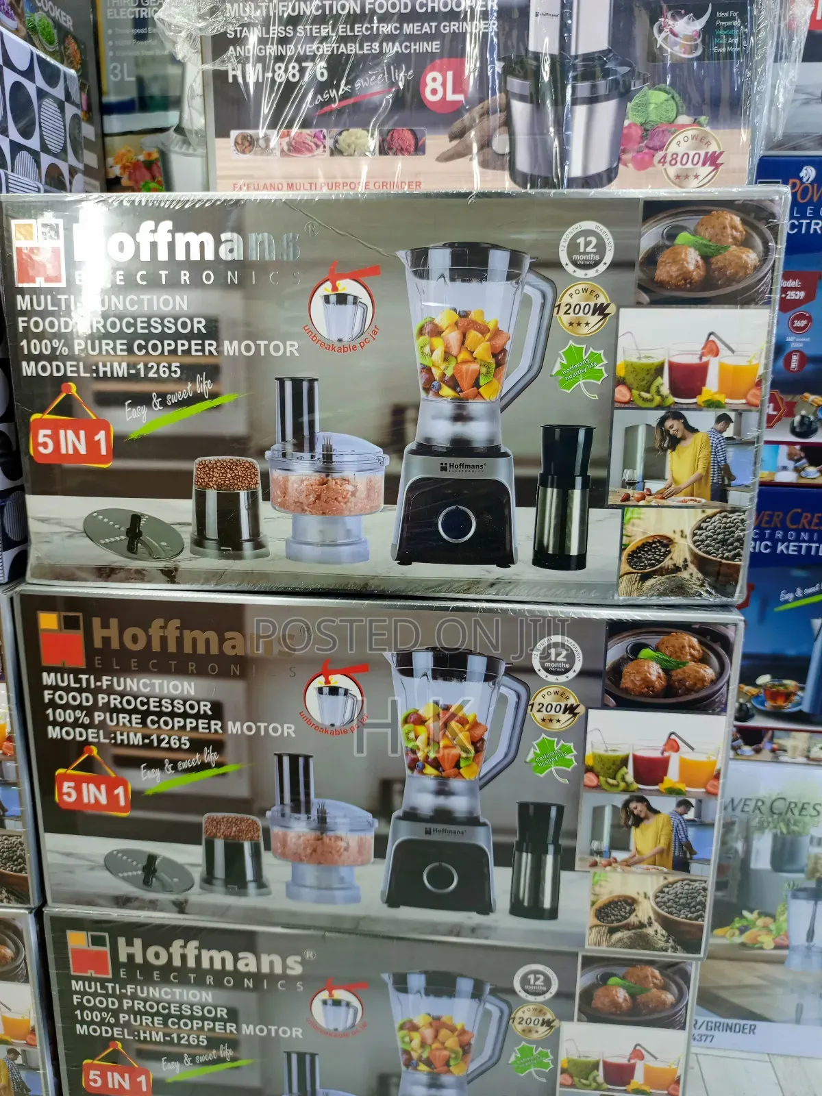 Hoffmans Multi-Function Food Processor, Model Hm-1265.