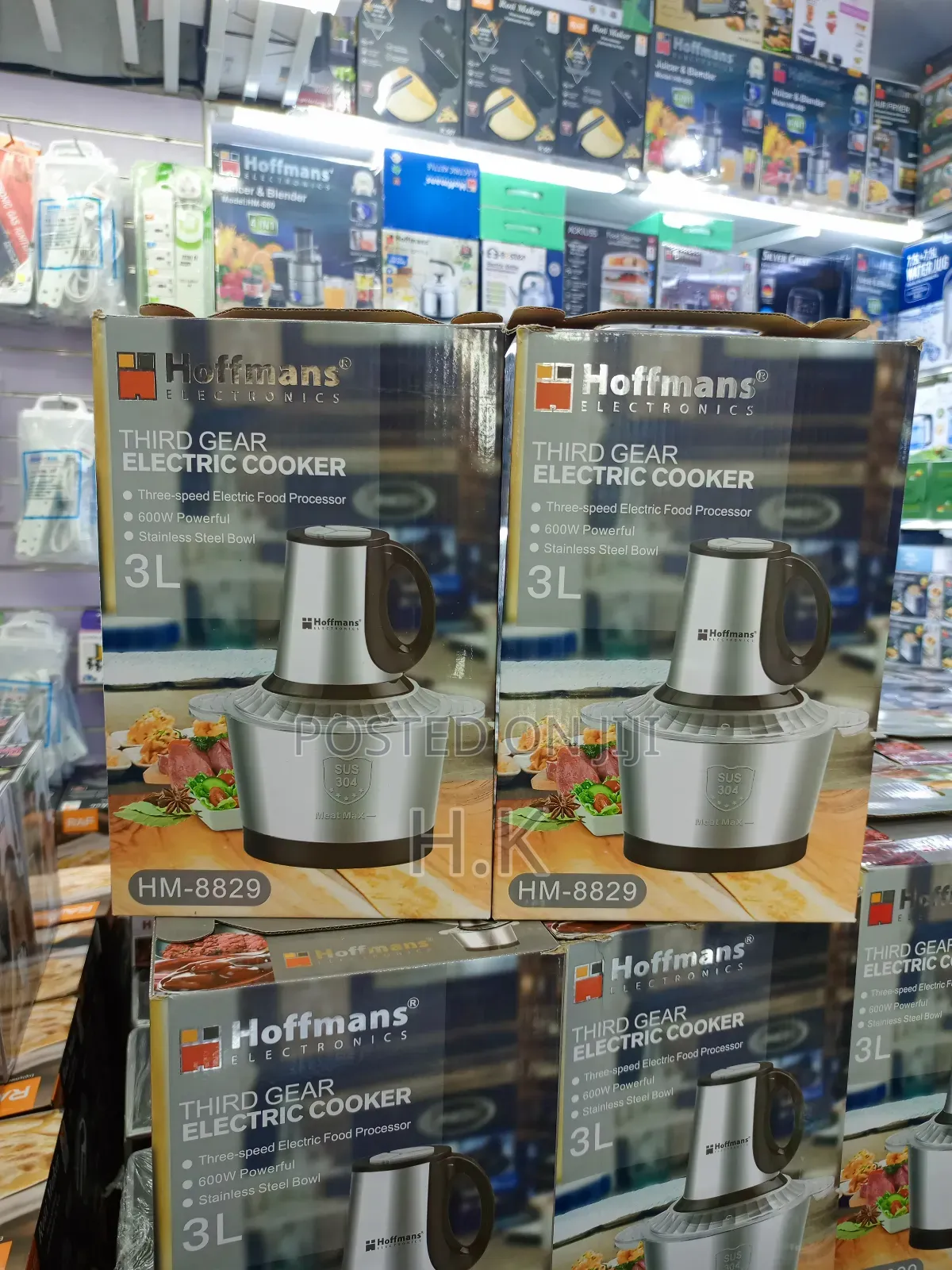 Hoffmans Hm-8829 Third Gear Electric Cooker