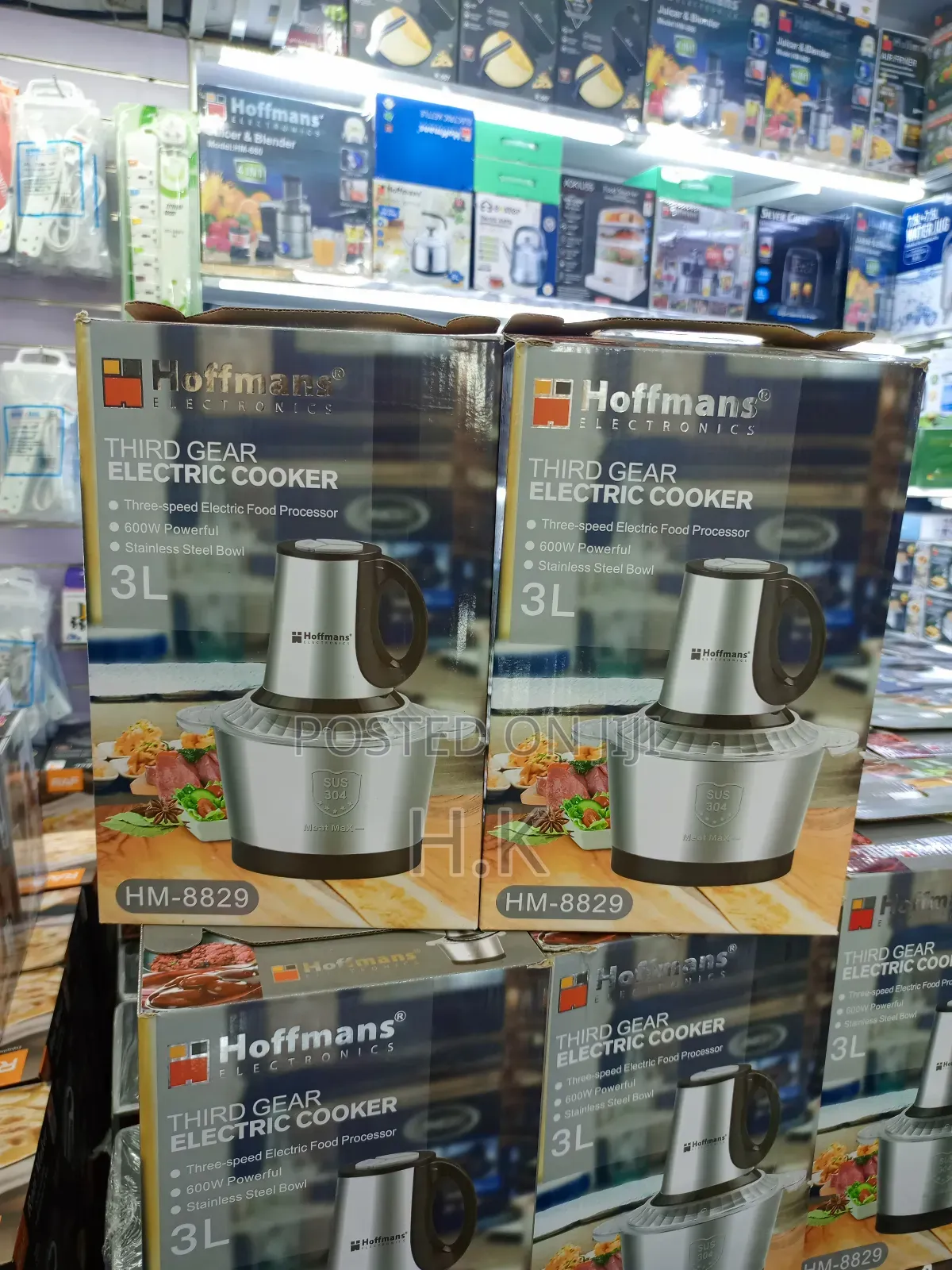Hoffmans Hm-8829 Third Gear Electric Cooker