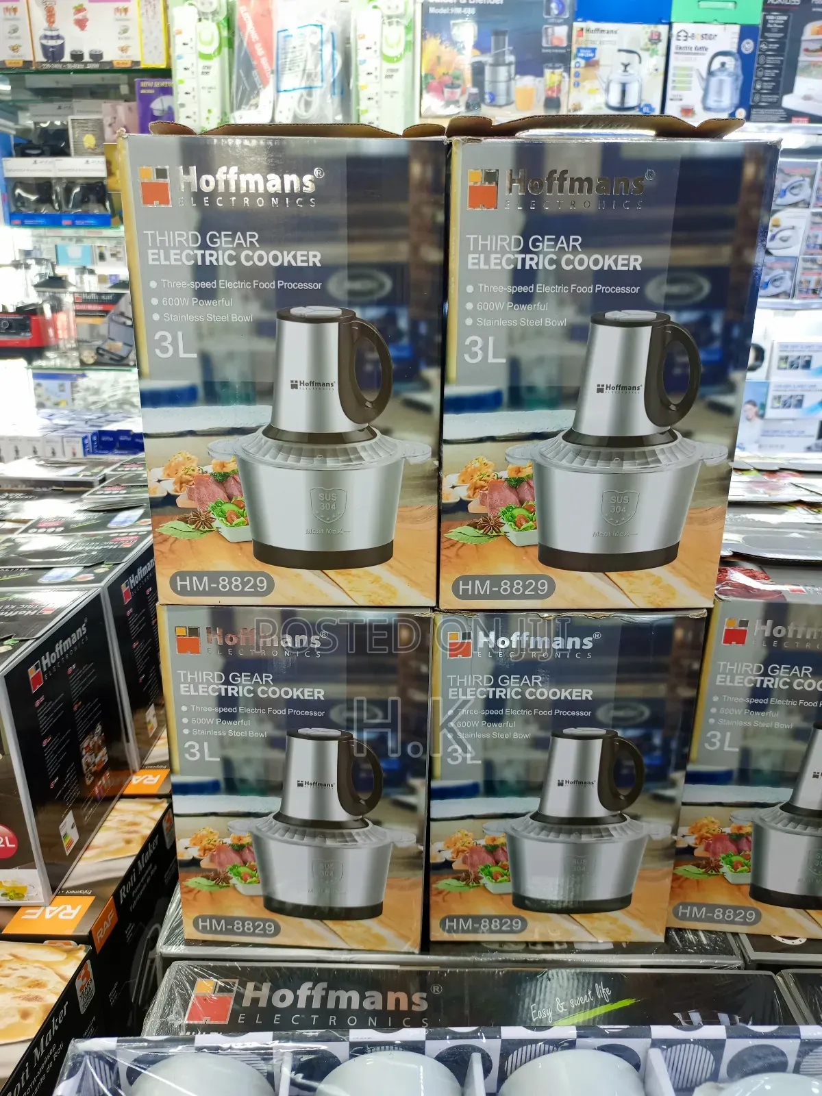 Hoffmans Hm-8829 Third Gear Electric Cooker