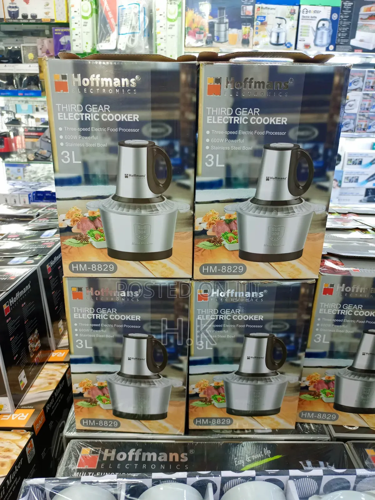 Hoffmans Hm-8829 Third Gear Electric Cooker