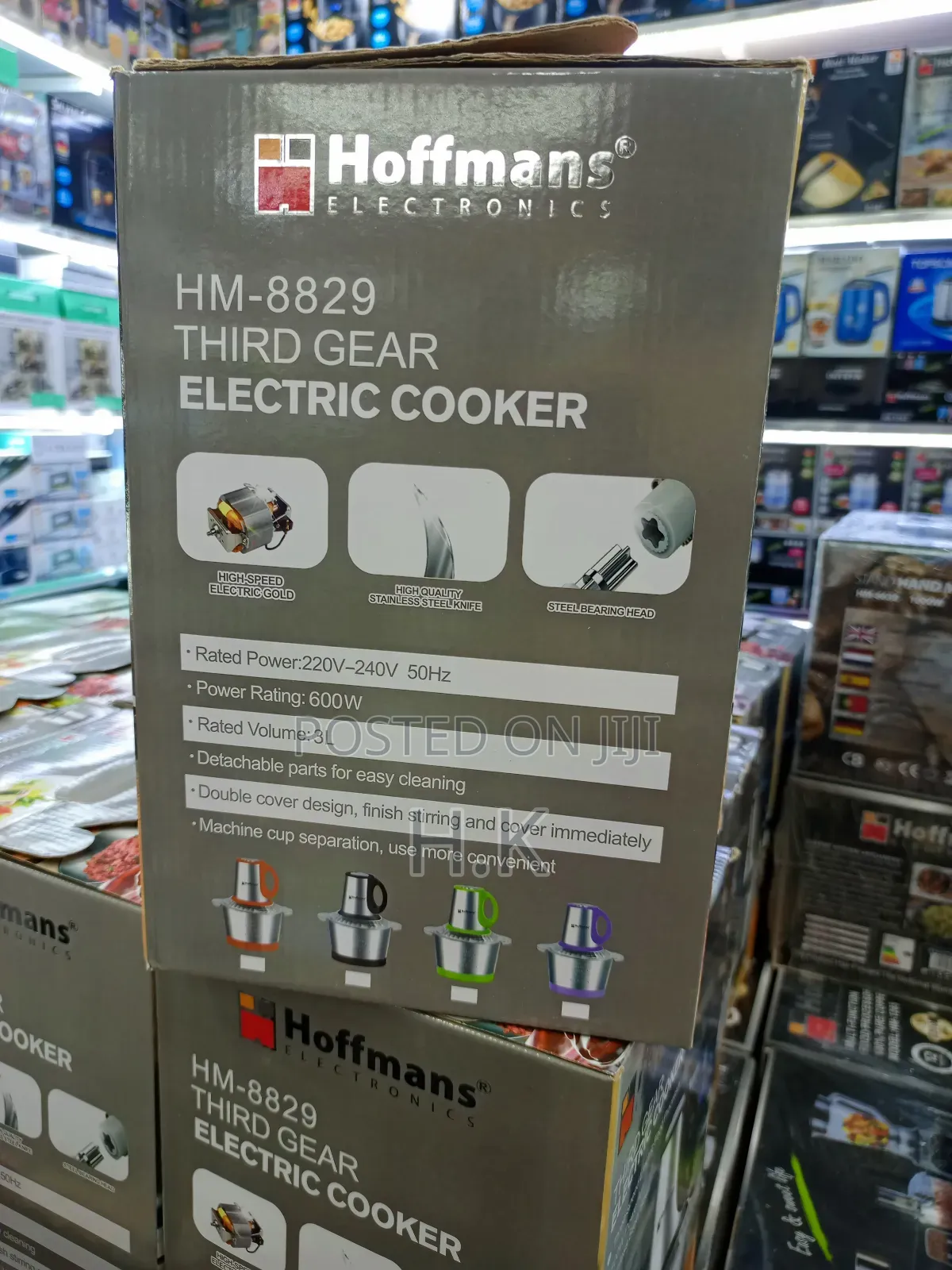 Hoffmans Hm-8829 Third Gear Electric Cooker