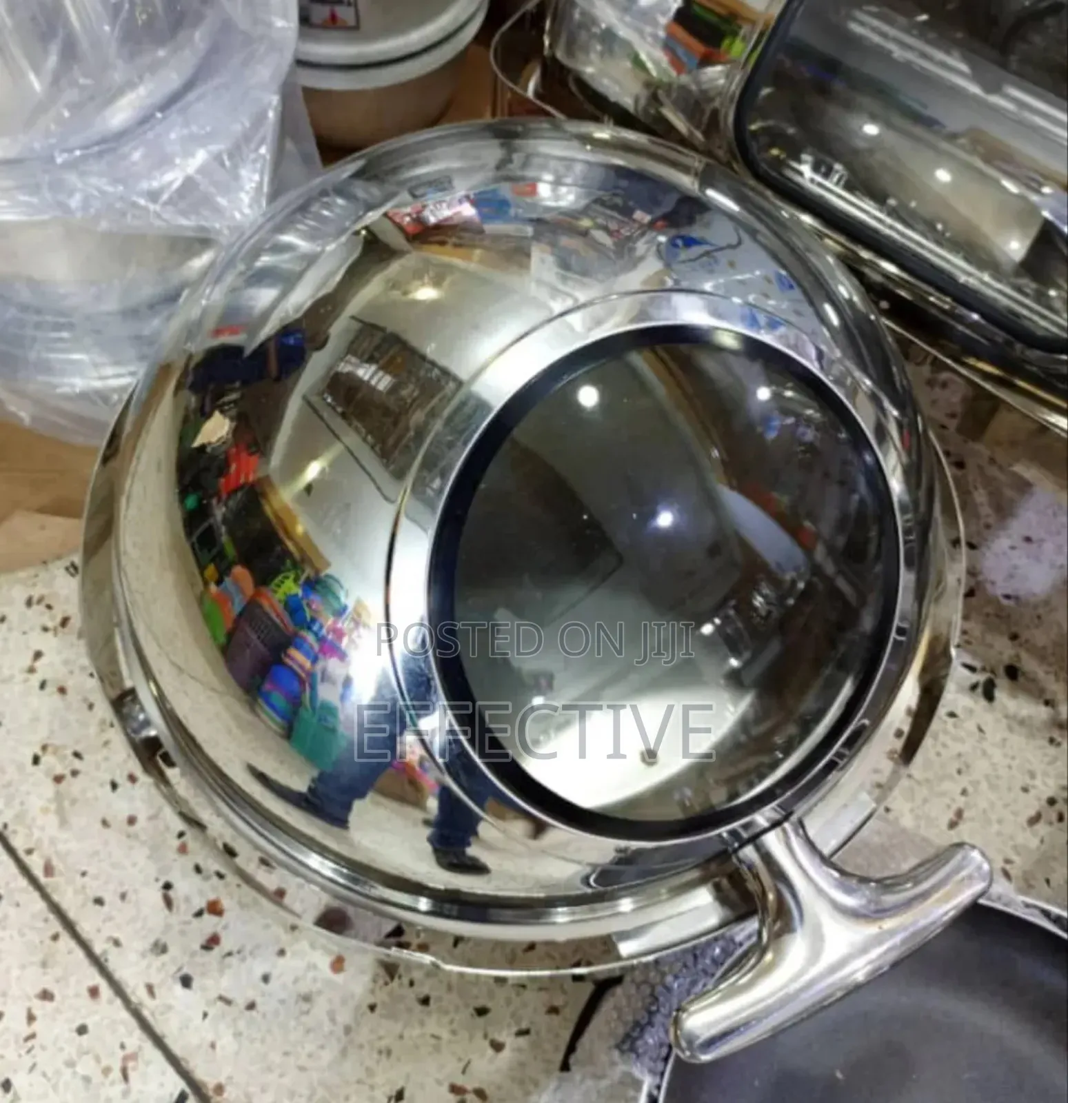 Round Roll-Top Chafing Dish