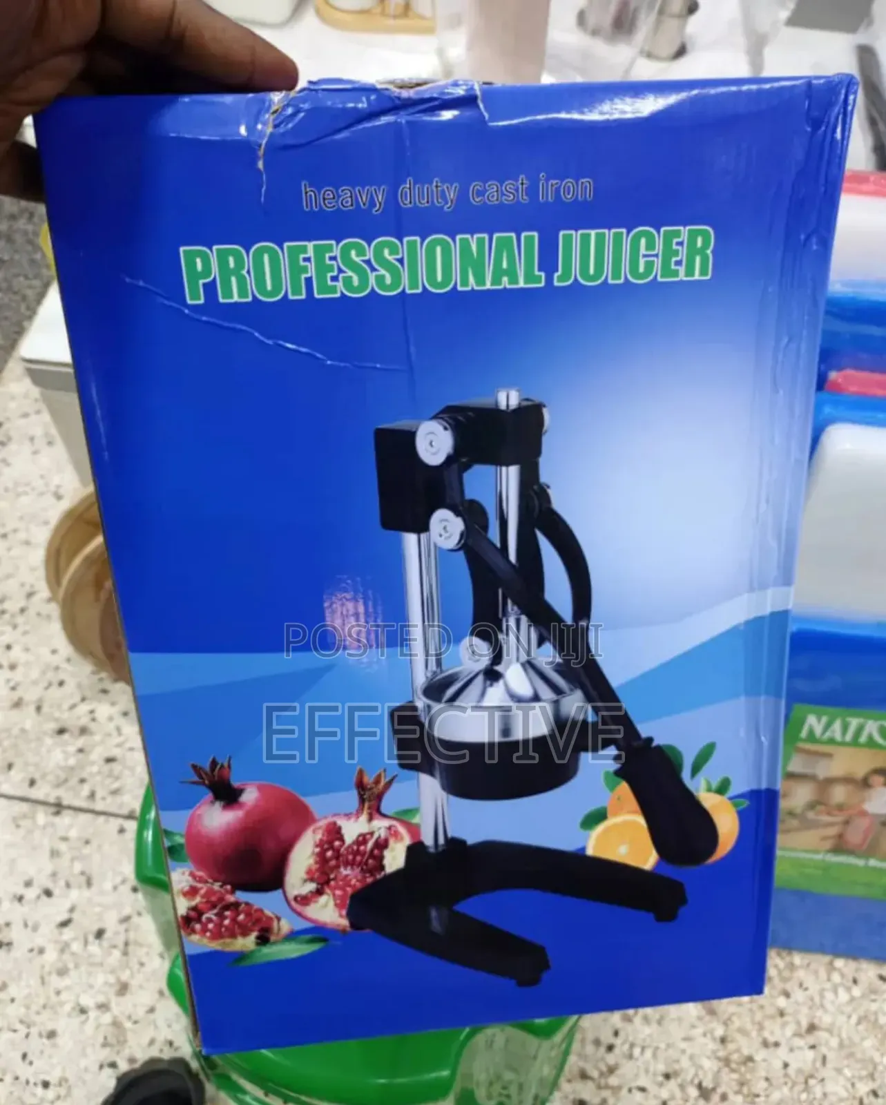Heavy-Duty Cast Iron Professional Juicer.