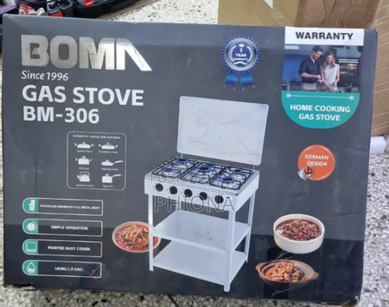 Bona Gas Stove Bm 306