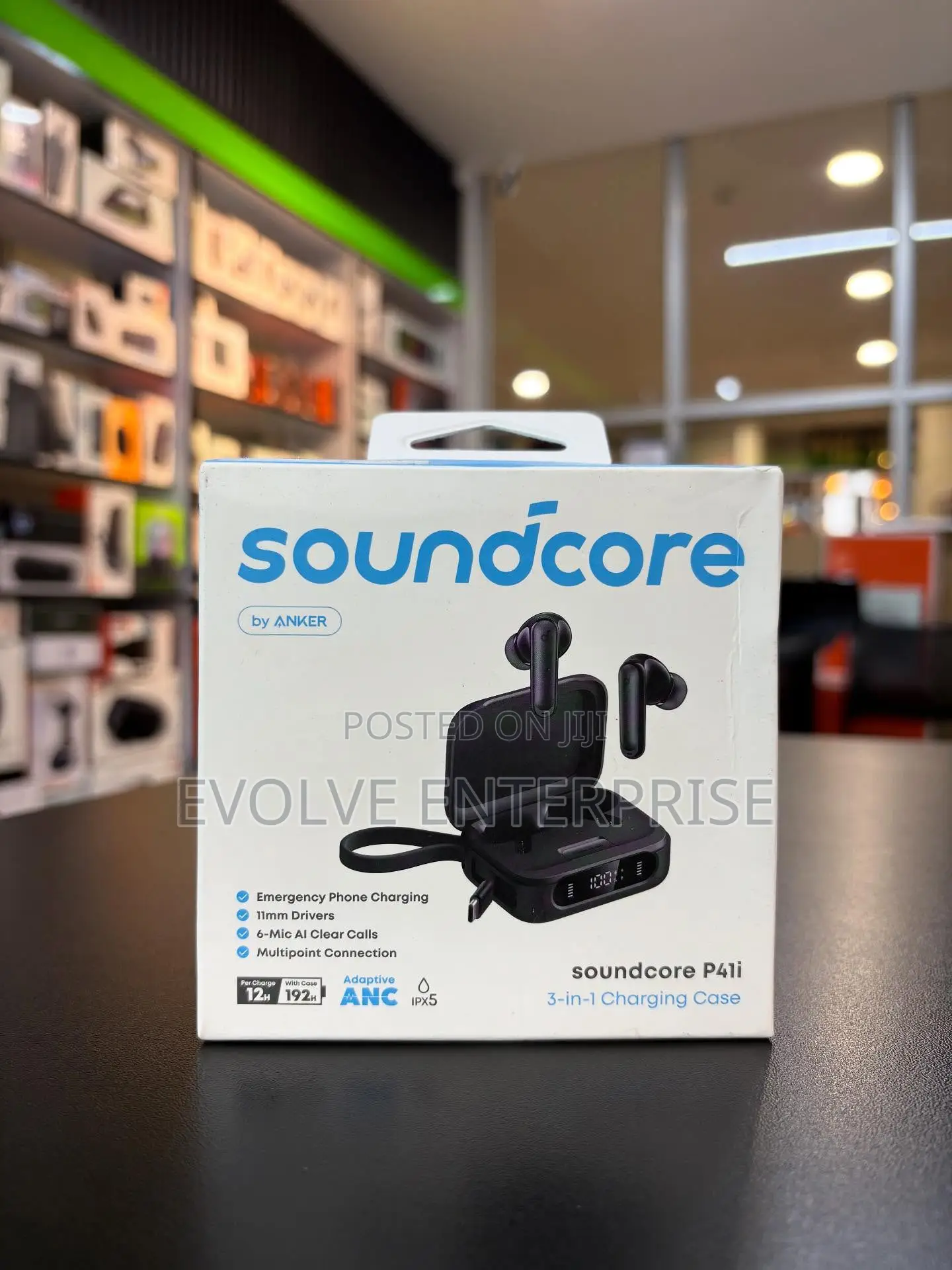 Anker Soundcore V40i – Comfortable Fit, Clear Sound Lid-Free Case