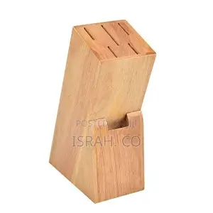 Kitchen Knife Block Set, Marble Covered 7 Piece Knives Set