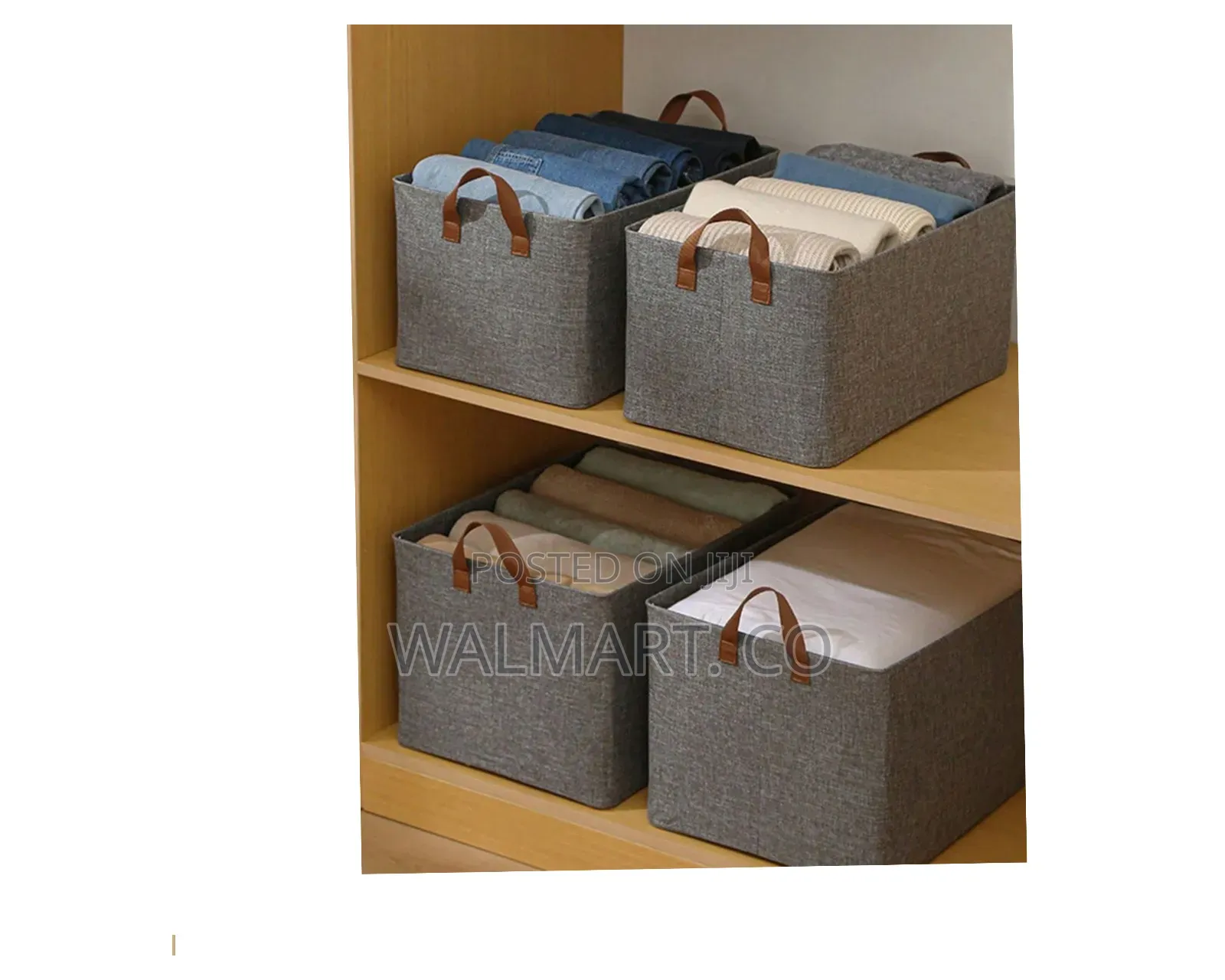 Foldable Fabric Storage Box Organizer