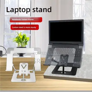 Ergonomic Dual Laptop Phone Stand –