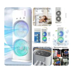 Portable Double Ended Spray Desk Fan
