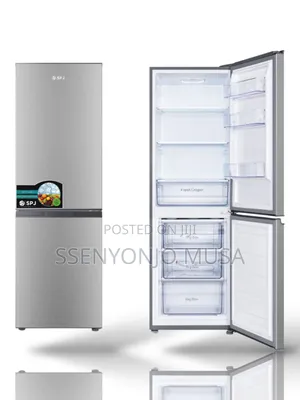 SPJ Fridge Double Door 349 Litres Bottom Freezer