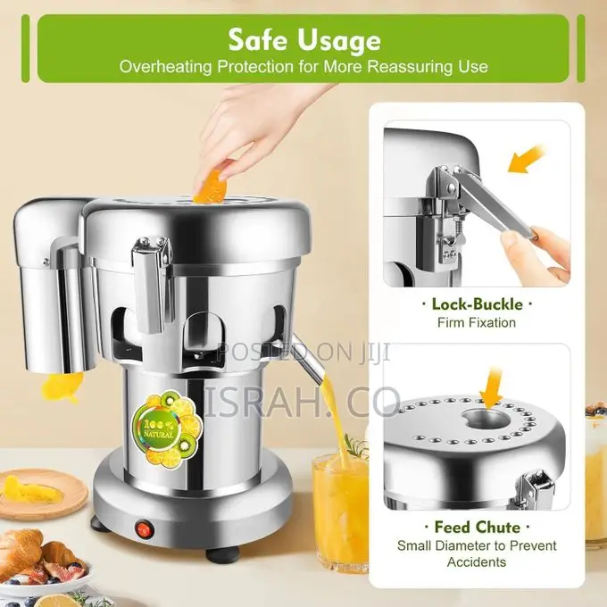 Commercial Juice Extractor, 110v Heavy Duty
