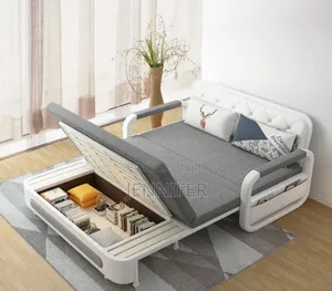5by6 Double Seater Foldable Sofa Bed With Storage