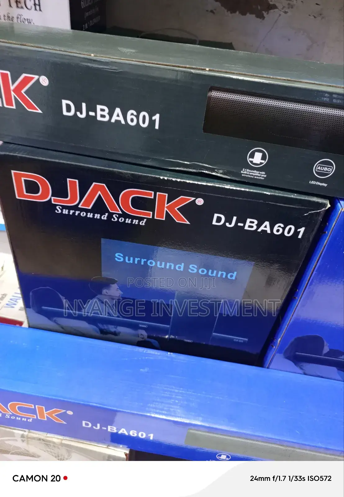 Djack Wireless Sound Bar Black
