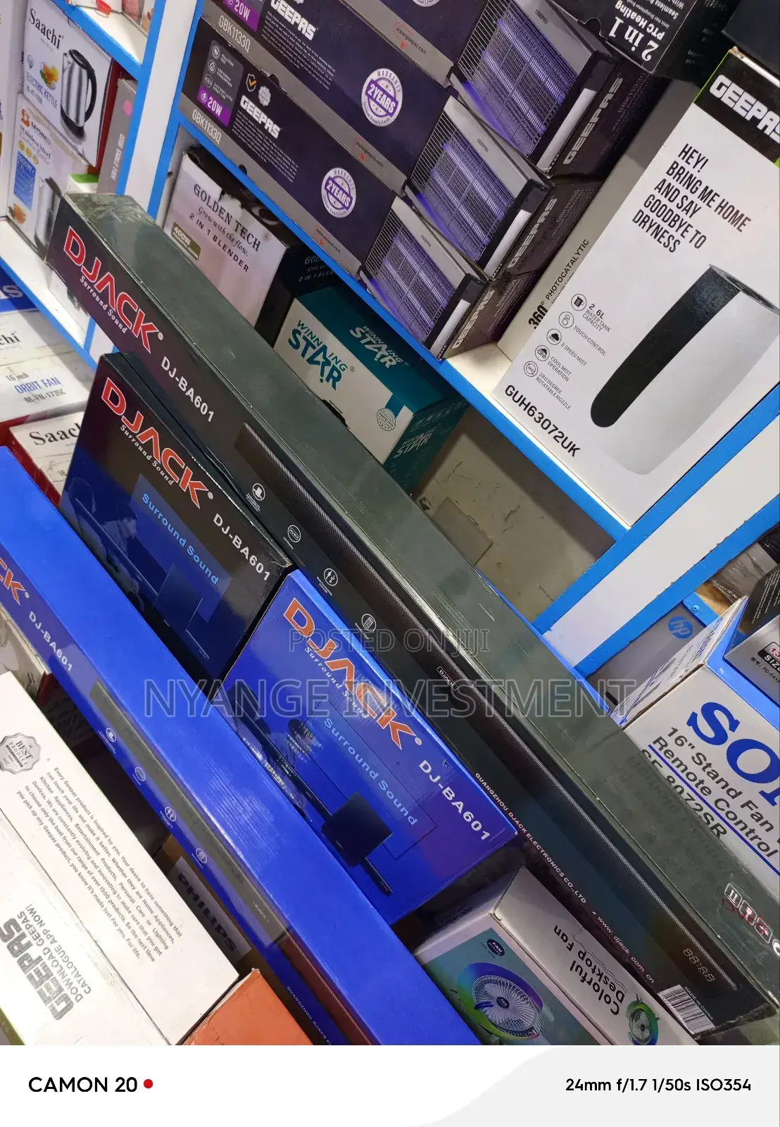 Djack Wireless Sound Bar Black