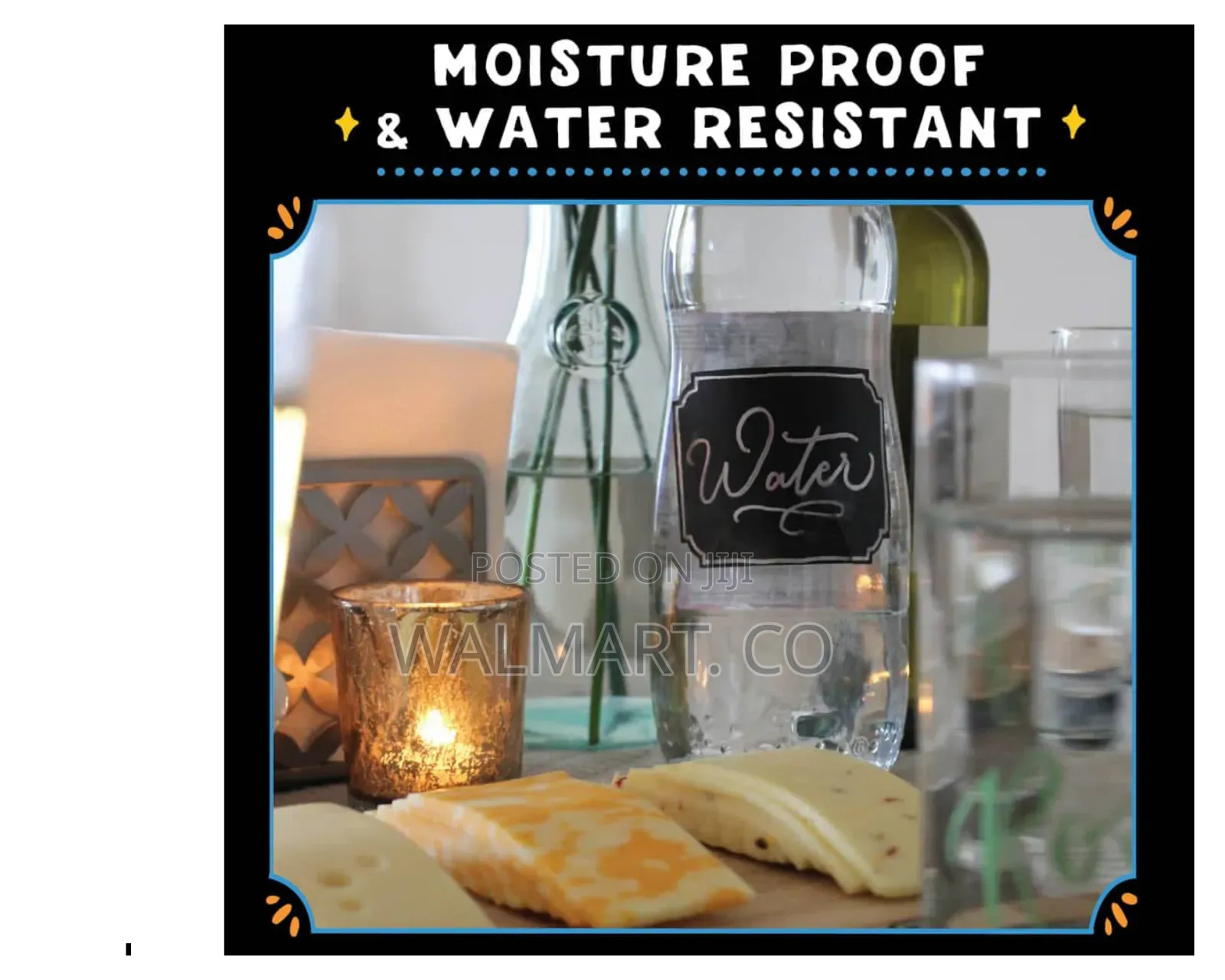 Waterproof Chalkboard Kitchen Label Stickers