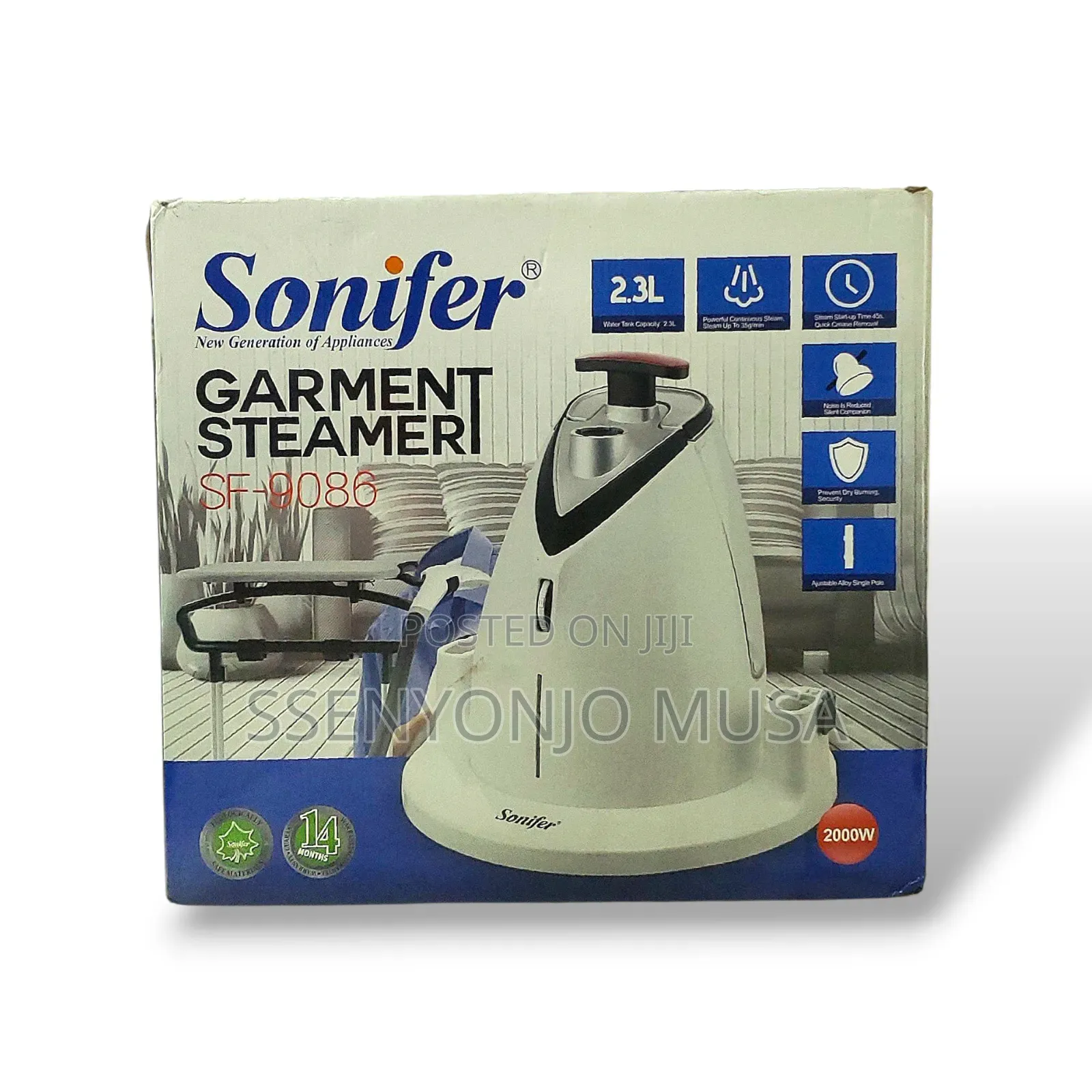 Sonifer Garment Steamer 2.3l Se-9086