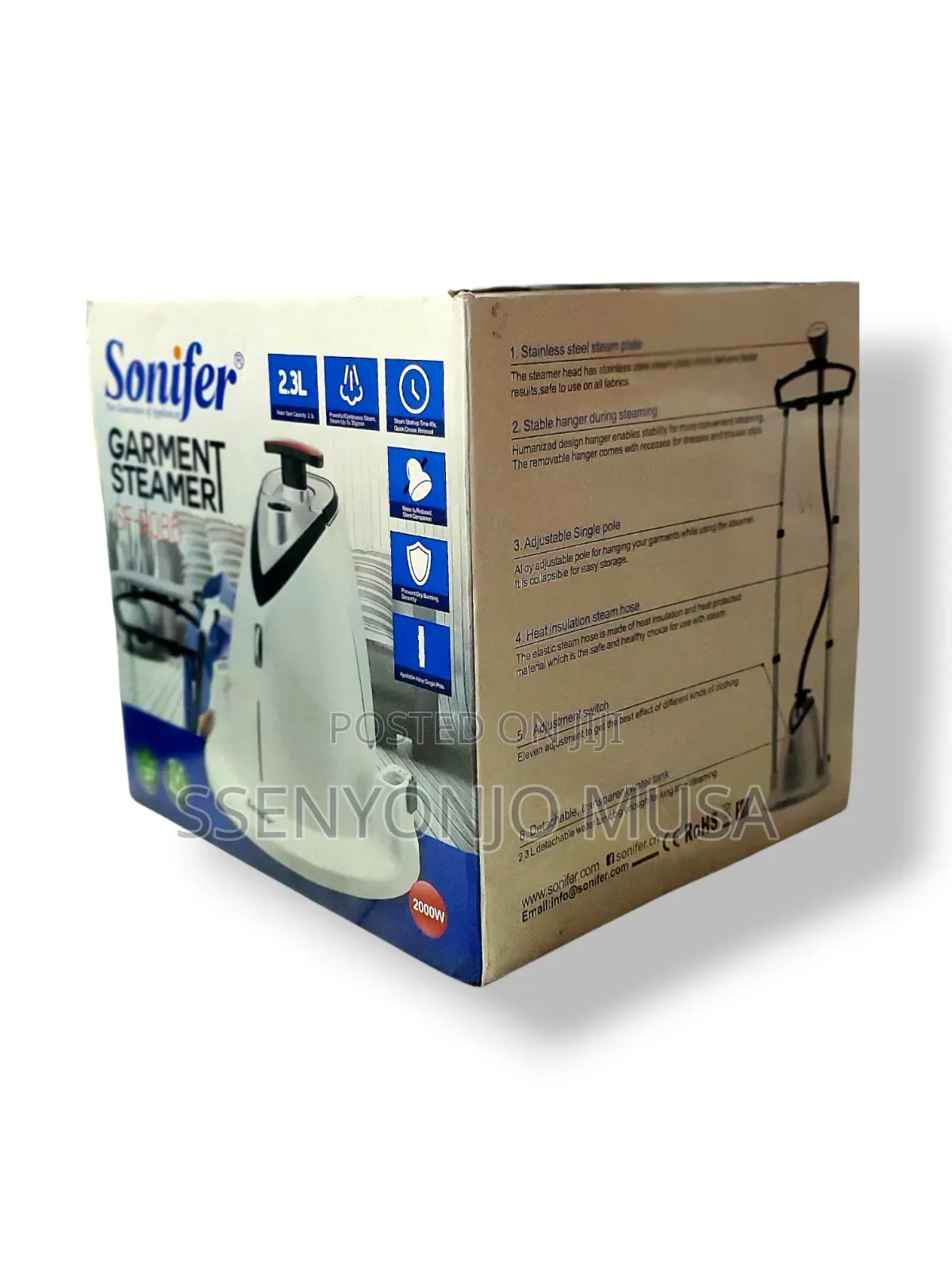 Sonifer Garment Steamer 2.3l Se-9086