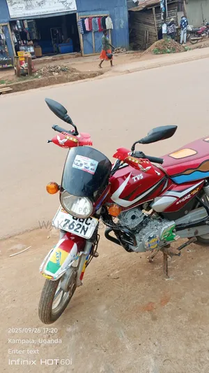 TVS HLX 125 2024 Red