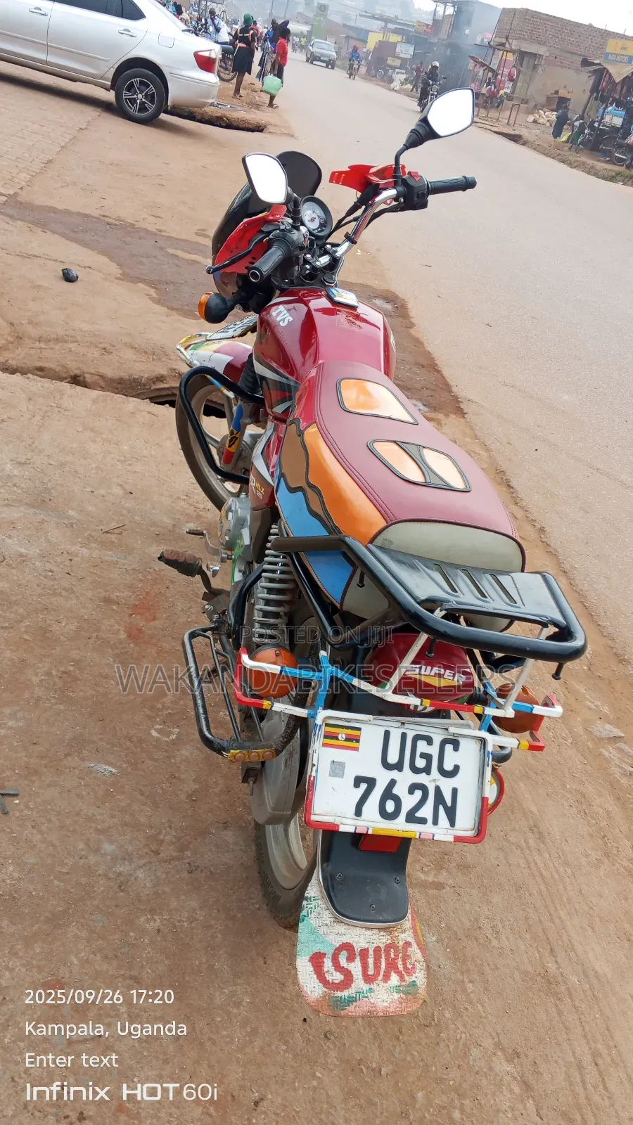 TVS HLX 125 2024 Red