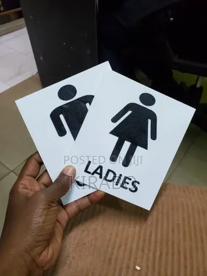 Toilet Signs Engraving