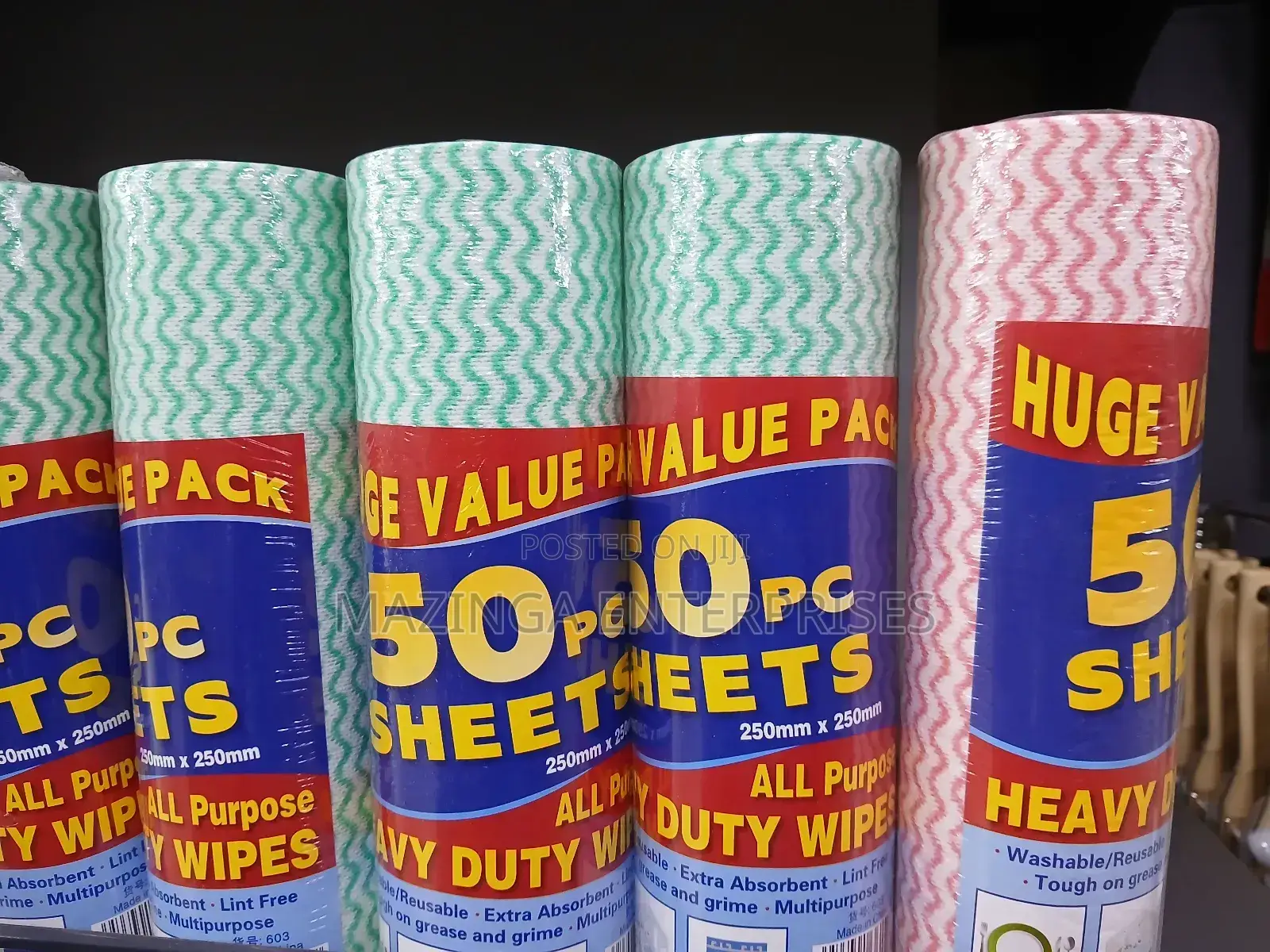 25x25cmx50shts Kitchen Heavyduty All Purpose Kitchen Paper Towel Wipes