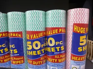25x25cmx50shts Kitchen Heavyduty All Purpose Kitchen Paper Towel Wipes