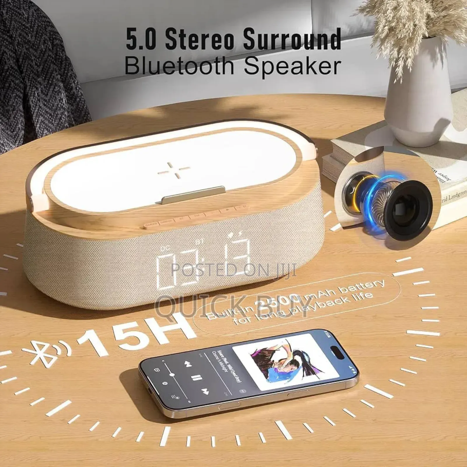 6in1 Multifunction Alarm Clock