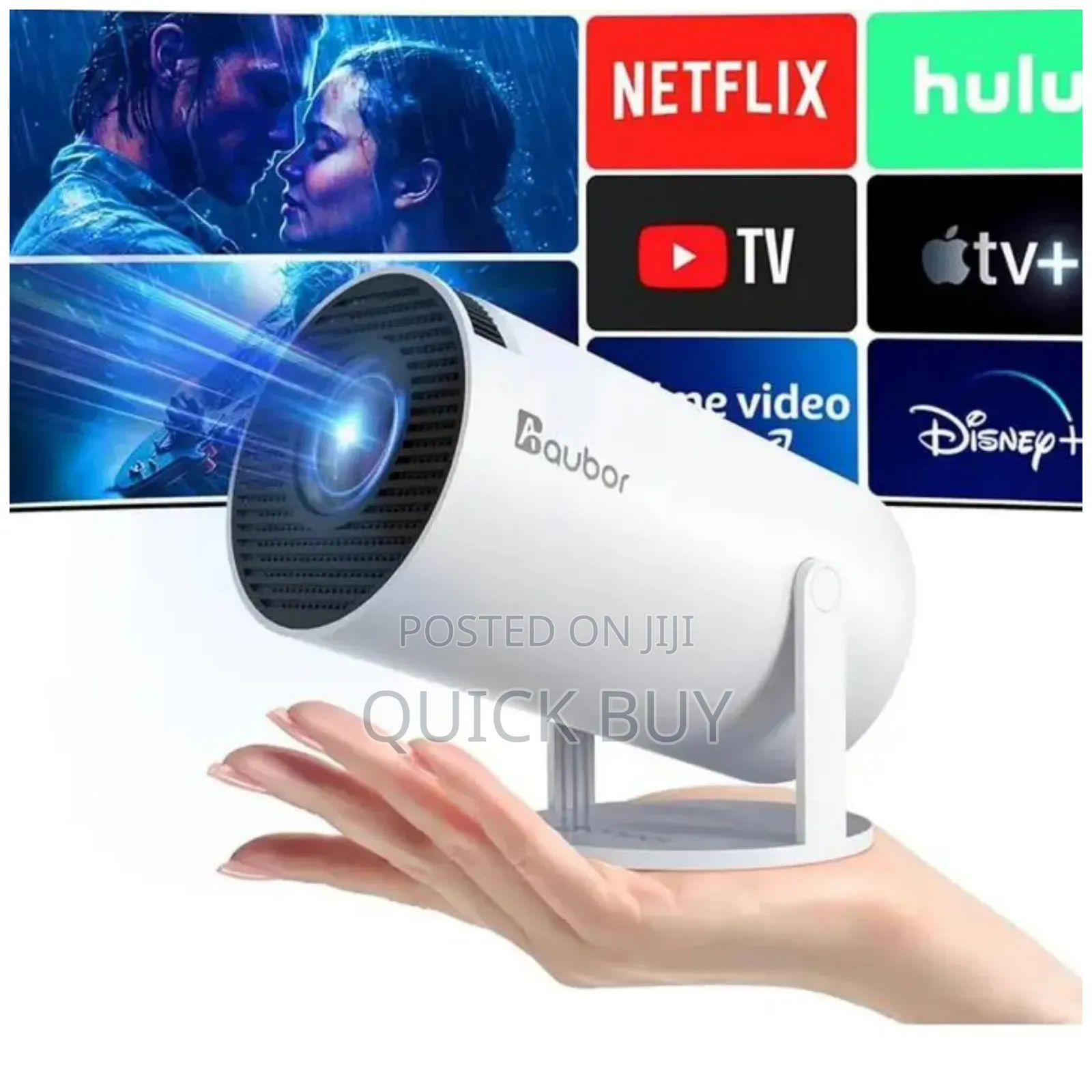 Portable Projector With Wifi 6 and Bluetooth 5.2