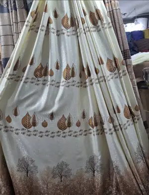Tree Leaves Curtain Design