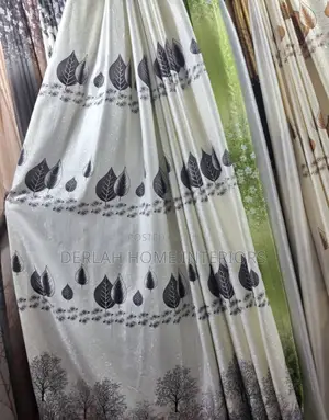 Tree Leaves Curtain Design
